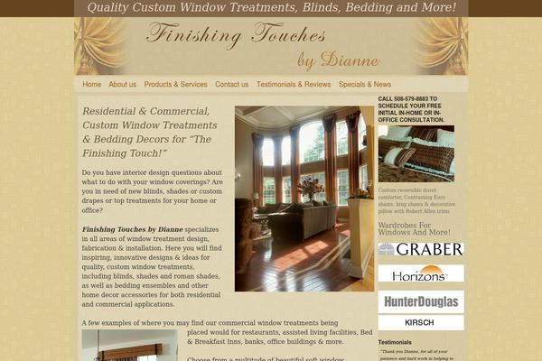 finishingtouchesbydianne.com site used Ft