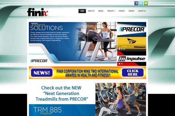 Ronix theme site design template sample