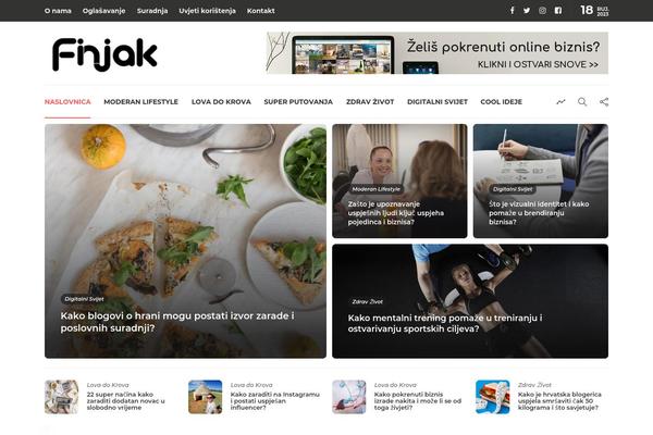 Gillion-child theme site design template sample