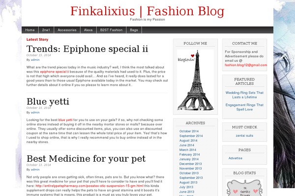 Magazine Basic theme site design template sample