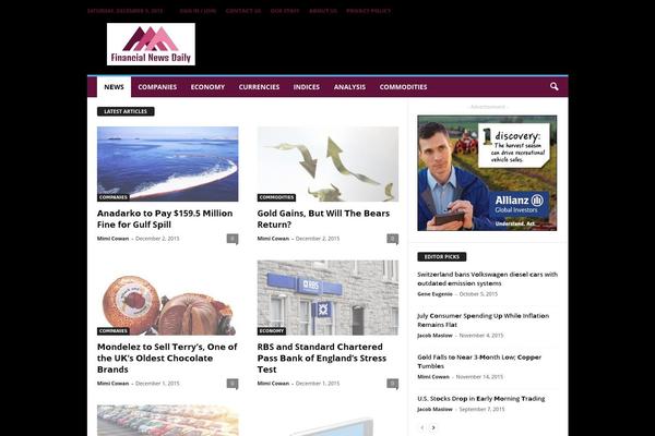Magazinely theme site design template sample