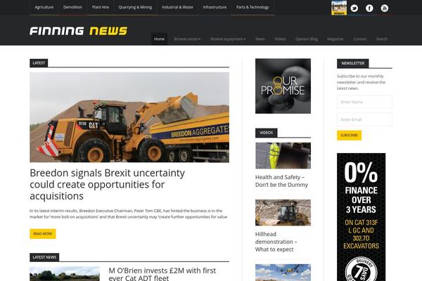 pinpress theme site design template sample