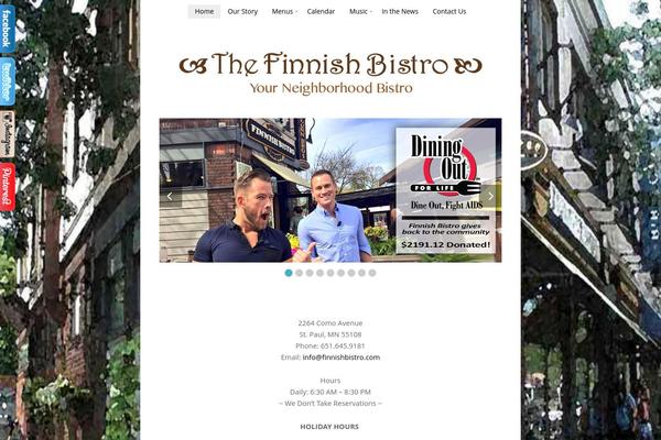 finnishbistro.com site used Zinnia