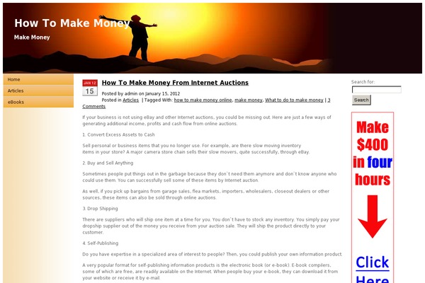 tpSunrise theme site design template sample