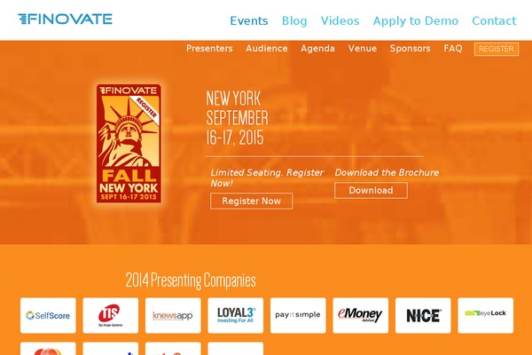 finovatefall.com site used Finovate