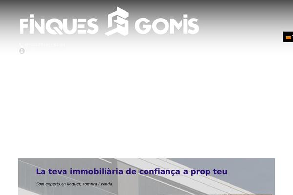 finquesgomis.com site used Realhomes Theme