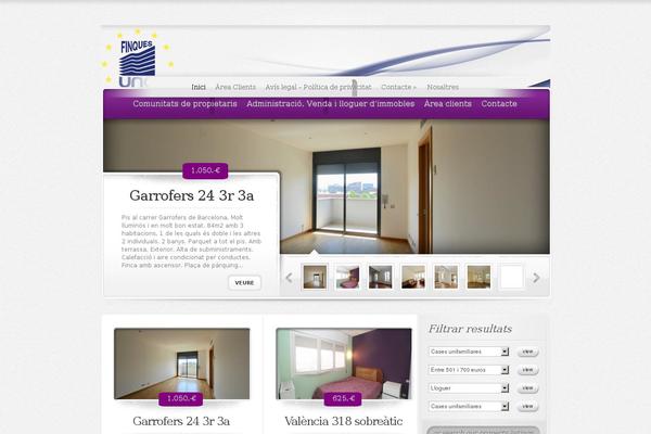 ElegantEstate theme site design template sample