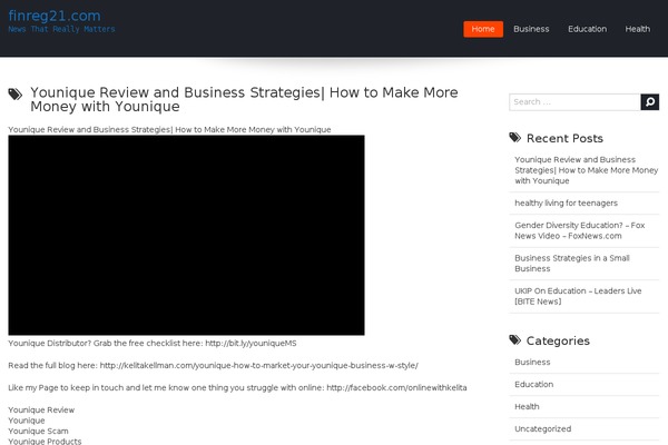 finreg21.com site used Abaris