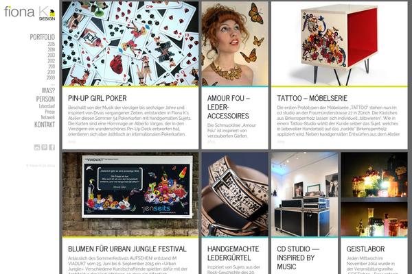 Ubergrid theme site design template sample
