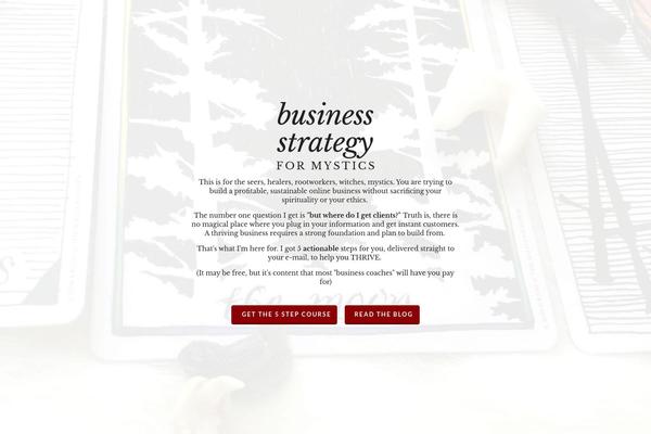 Beatrix theme site design template sample