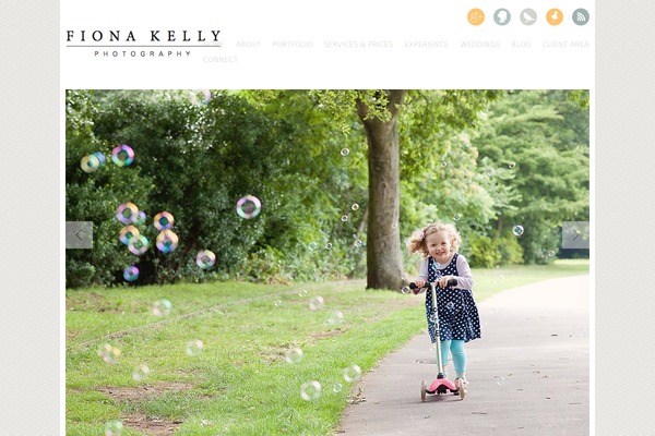 fionakellyphotography.com site used Albedo