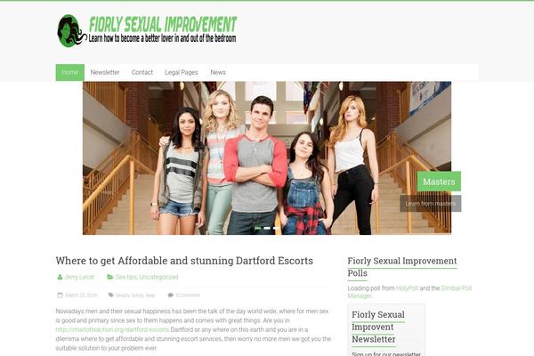 Accelerate theme site design template sample