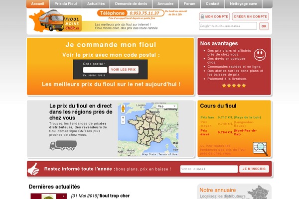 Traction theme site design template sample