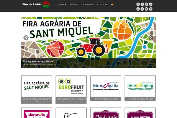 Parallax Pro theme site design template sample