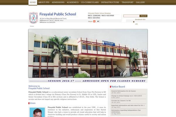 Fps theme site design template sample