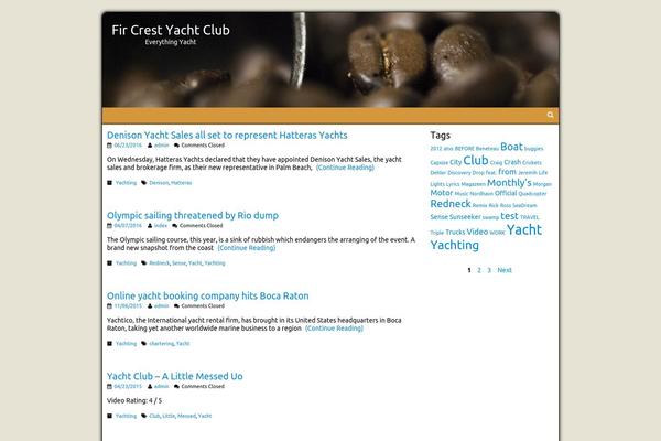 Barista theme site design template sample