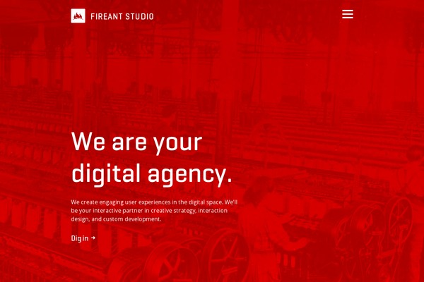 fireantstudio.com site used Fas-theme