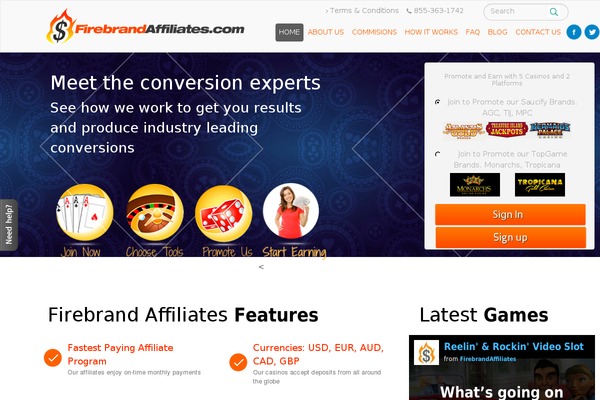 firebrandaffiliates.com site used Pokatheme