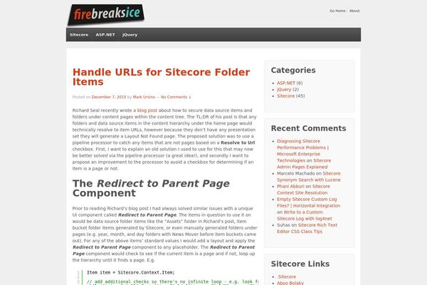 Casper theme site design template sample
