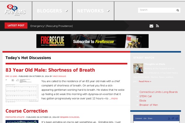 fireemsblogs.com site used Fireemsblogs_v2_home
