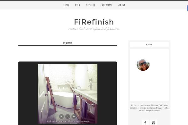 firefinishblog.com site used Sorbet-wpcom