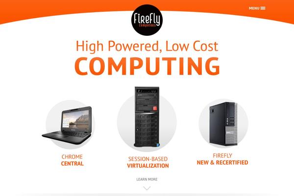 Firefly theme site design template sample