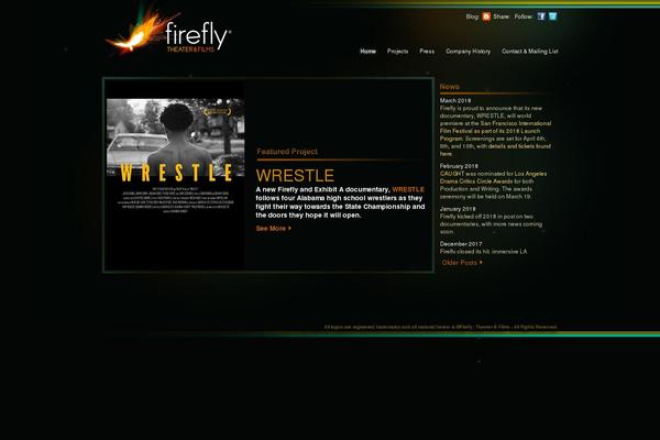 Firefly theme site design template sample
