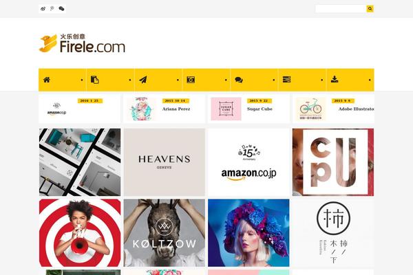 Block Magazine theme site design template sample