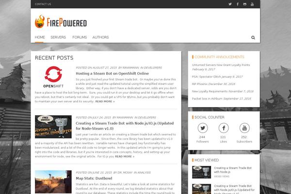 Realnews theme site design template sample