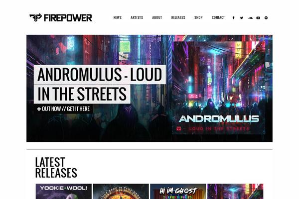 IronBand theme site design template sample