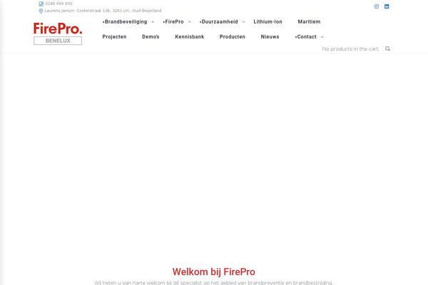 firepro.nl site used Conebrick