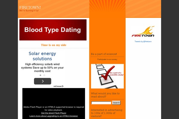 ShinRa of the Sun theme site design template sample