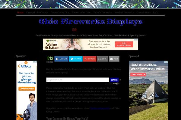 Fireworks theme site design template sample