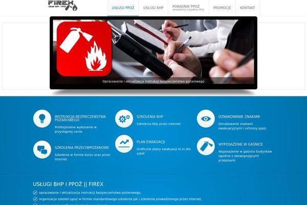 Infinite theme site design template sample