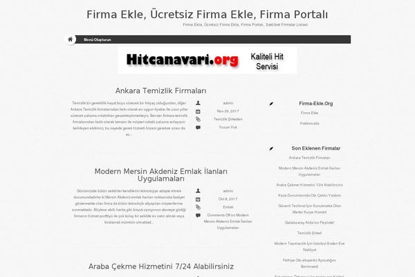 HyperSpace theme site design template sample