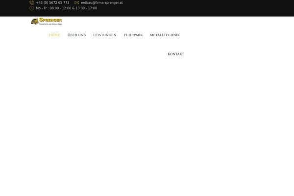 Koncrete theme site design template sample