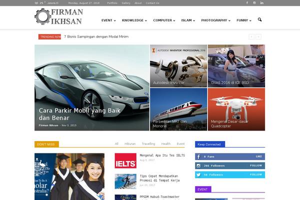 Site using Flickr Badges Widget plugin