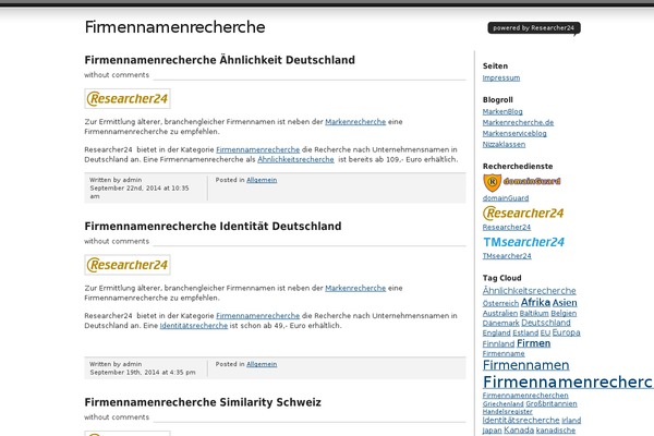 Journalist theme site design template sample