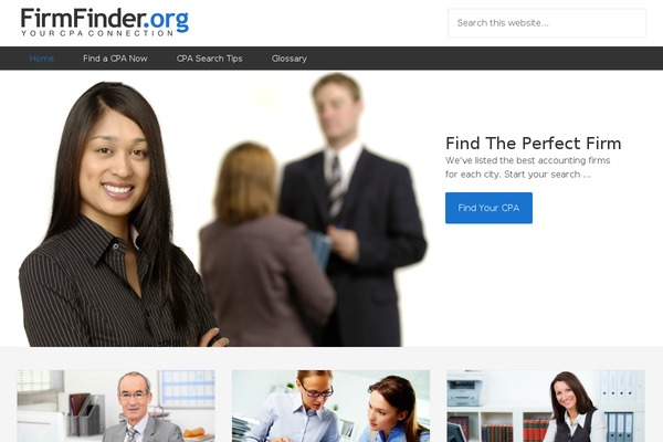 Enterprise Pro theme site design template sample