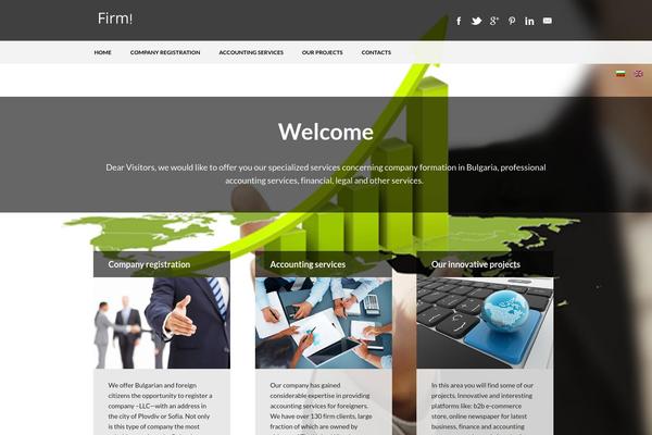 WP Advocate theme site design template sample