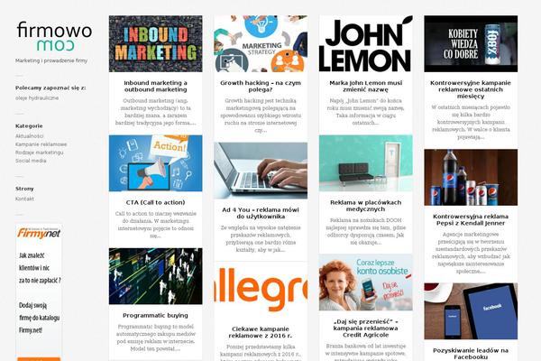 Pronto theme site design template sample