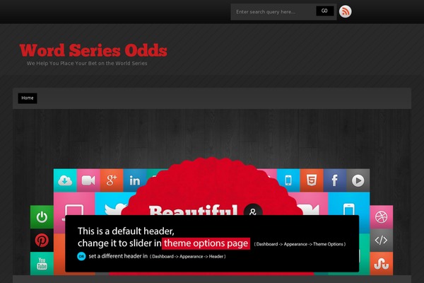 Destro theme site design template sample