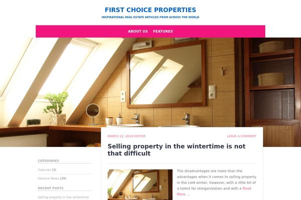 Chicago theme site design template sample