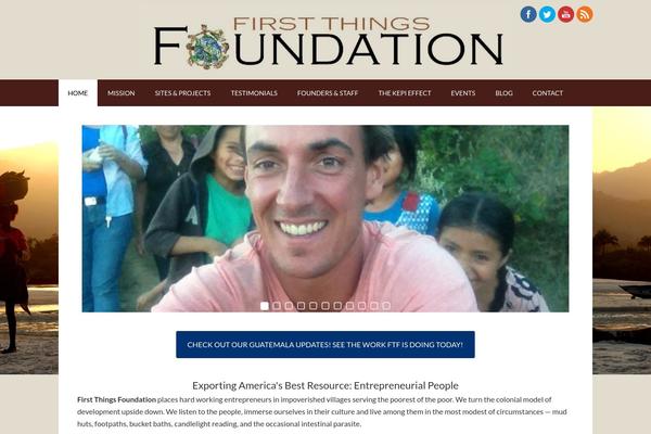 Outreach Pro theme site design template sample