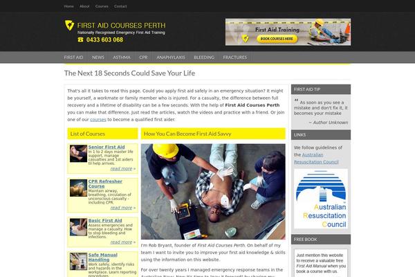 firstaidcoursesperth.net site used LioMagazine