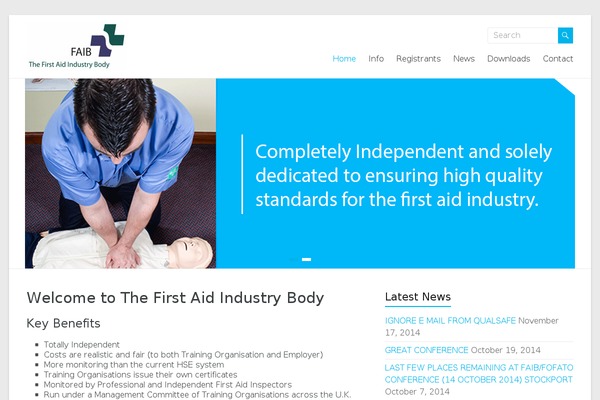 Spacious Pro theme site design template sample