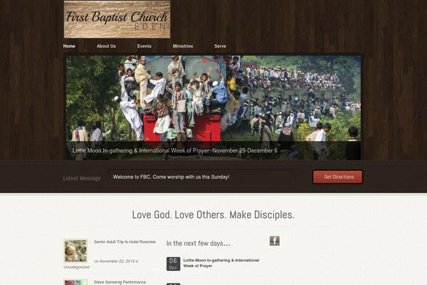 Wp-church theme site design template sample