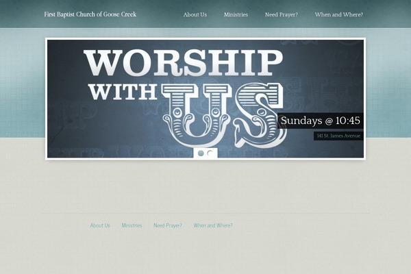 Antioch theme site design template sample