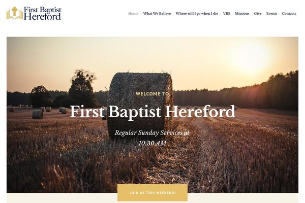 Salvation theme site design template sample