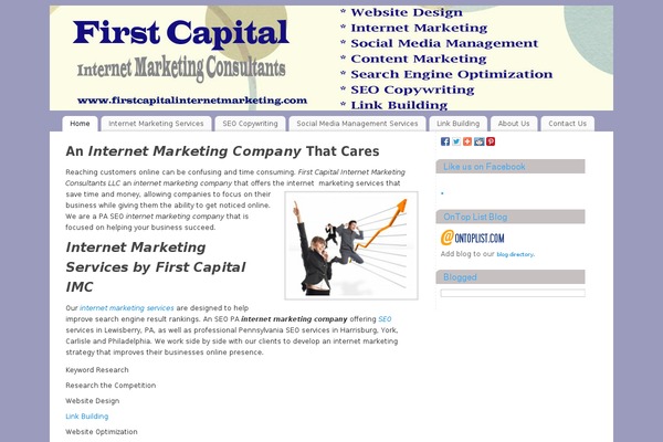 Mantra theme site design template sample
